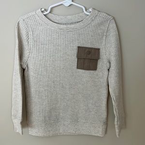 Old Navy size 4T oatmeal color waffle thermal.